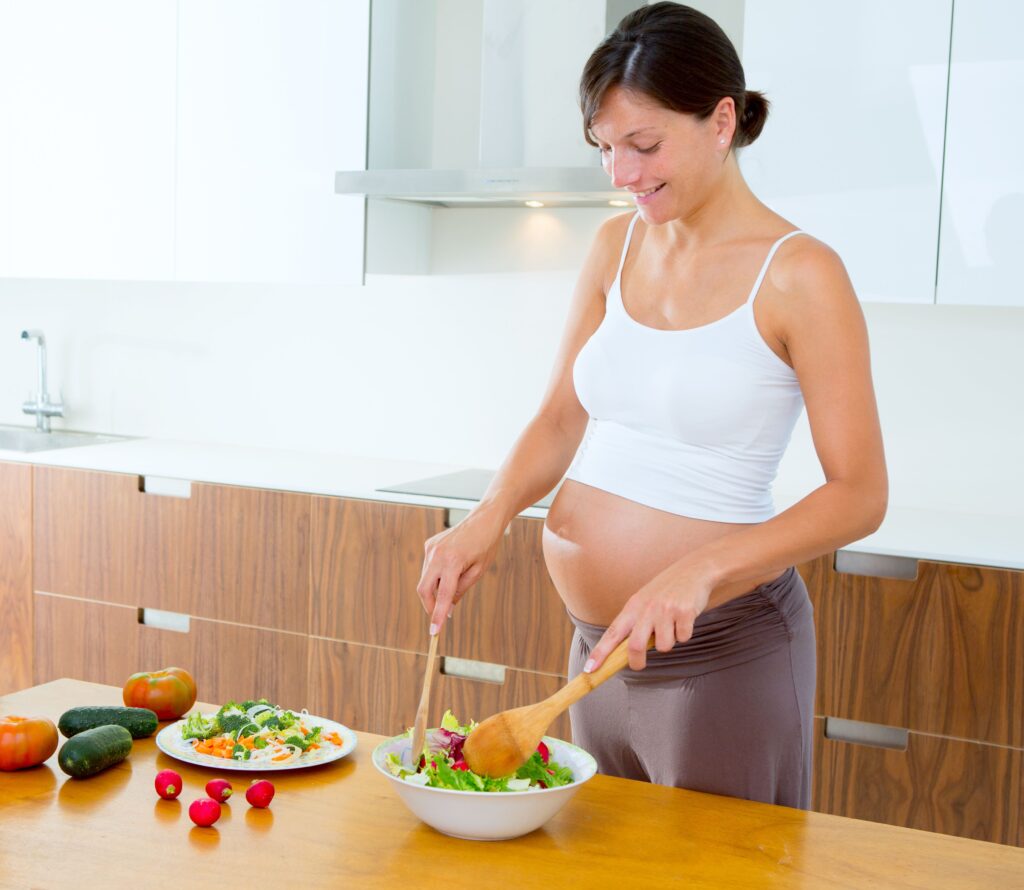 Alimentos inadecuados durante el embarazo