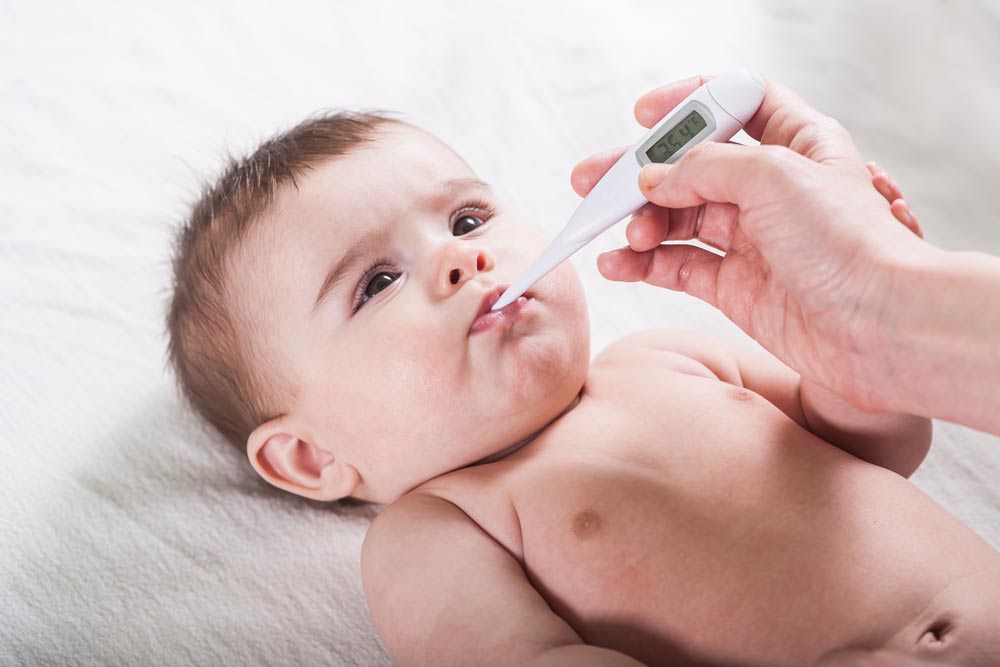 Fieberthermometer: Orale Messung
