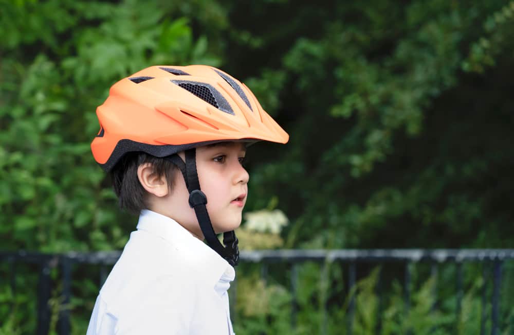 Kinderfahrradsitz : Die Helmpflicht