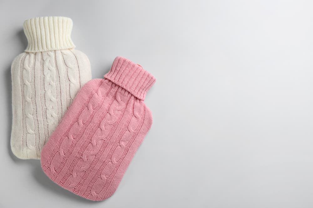 Bolsas de agua caliente y almohadas de cereales