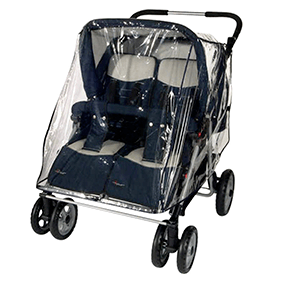 Geschwisterwagen-Zubehör: Regenschutz